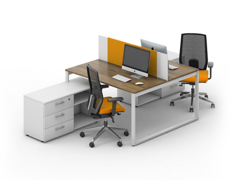 Подвійний офісний стіл LOFT-k4