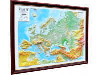 Настінна 3D карта ЄВРОПА
