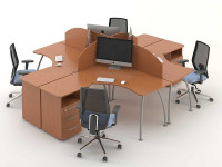 Комплект столов на 4 места ТЕХНО k-3