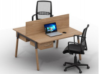 Подвійний письмовий стіл Wood-k9