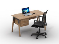 Стіл з дерев'яними ніжками Wood-k2