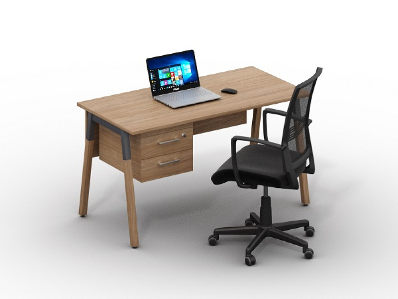 Стіл з дерев'яними ніжками Wood-k2 Стіл з дерев'яними ніжками Wood-k2