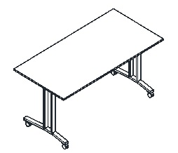 модуль 1,6 складаний конференц-стіл мобільний