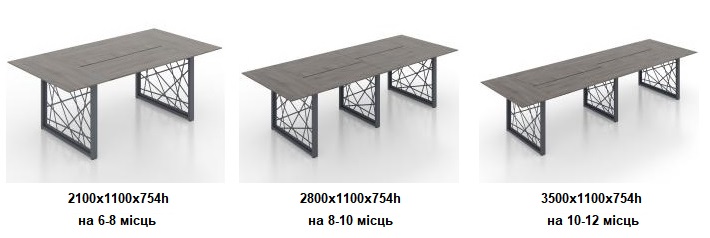 Стол для переговоров в стиле loft размеры и цена
