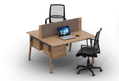 Компьютерный стол на 2 человека Wood